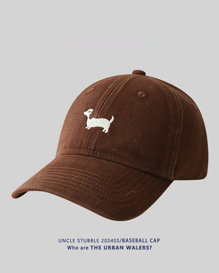 Dachshund Embroidered Baseball Cap For Women Versatile And Easy To Style