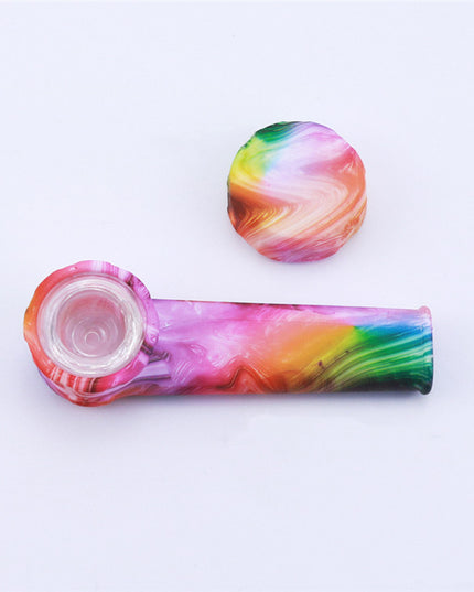 Old Style Water Stick Silicone Pipe Glass Pip