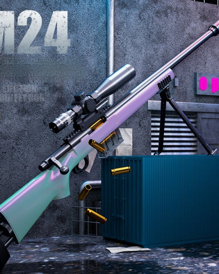 M24 Shell Throwing Sniper Soft Bullet Gun Chameleon Simulation Model Sniper Rifle Toy
