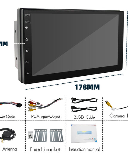 Universal Computer Carplay Navigation MP5 Player GPS Navigation Integrated Radio