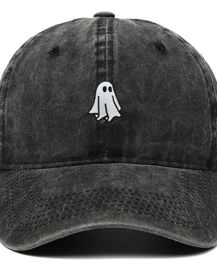 Washed Distressed Embroidered Baseball Cap For Casual Outdoor Sports