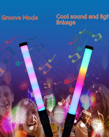 LED Handheld Full Color RGB Stick Light Photography Light Color Adjustable