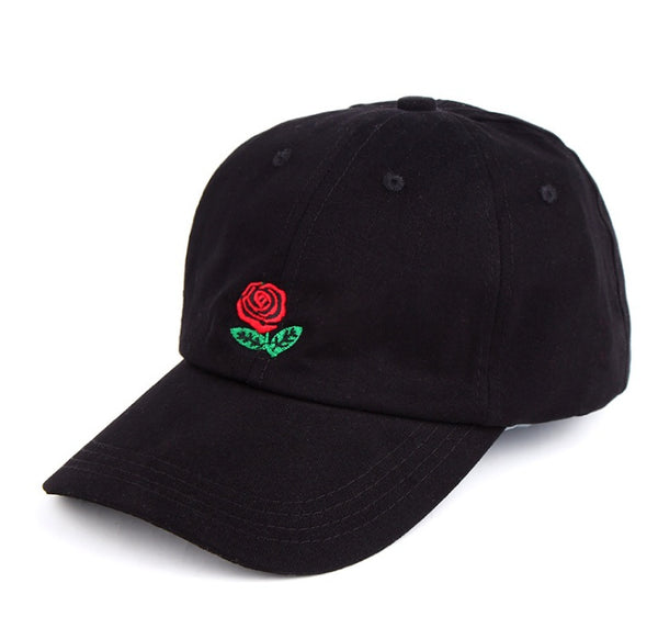 Rose Embroidered Hat Sunscreen Korean Casual Sun Hat
