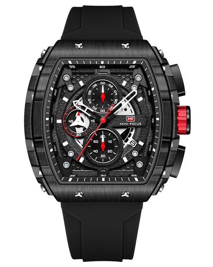 Outdoor Style Tonneau Men's Watch