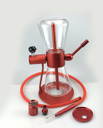 Hourglass Type Rotary Gravity Hookah