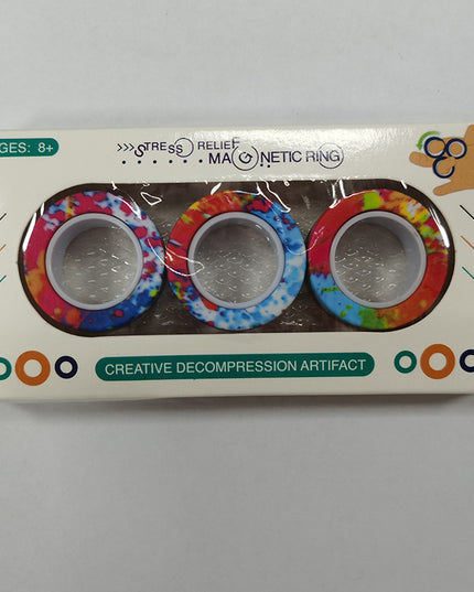 Camouflage Moonlight Magnetic Fingertip Spinning Top Decompression Toy Set