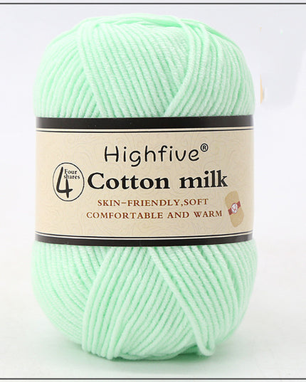 Milk Cotton Wool For Knitting Baby Crochet Yarn Wea