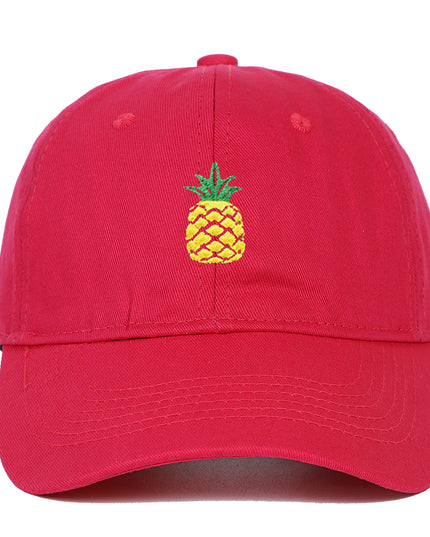 Pineapple Embroidered Baseball Cap Tide Travel Leisure
