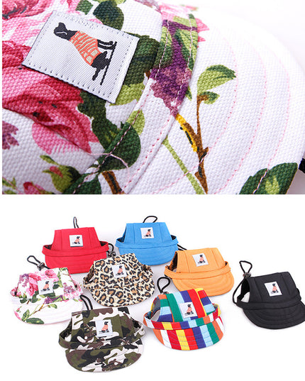 Pet dog baseball hat