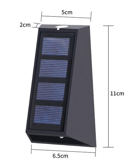 Outdoor Garden Decoration Solar Wall Lamp RGB
