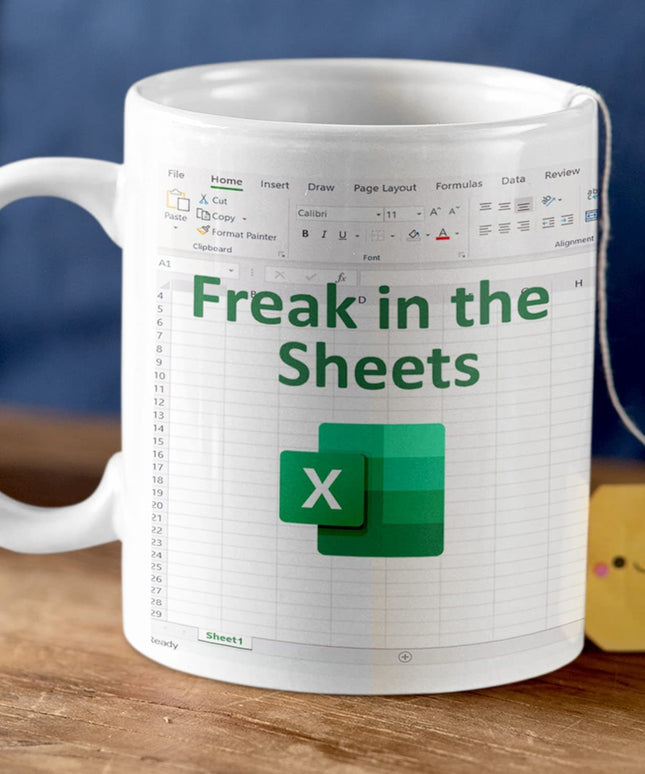 Household Spreadsheet Excel Coffee Cup