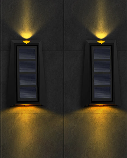 Outdoor Garden Decoration Solar Wall Lamp RGB