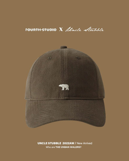 Cotton Wide Brim Face-looking A Little Retro Peaked Cap