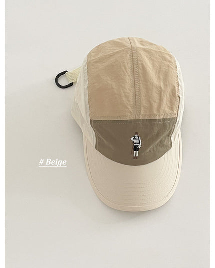 American Style Retro Fashion Brand Contrast Color Fast-drying Five-piece Hat