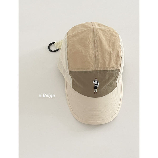 American Style Retro Fashion Brand Contrast Color Fast-drying Five-piece Hat