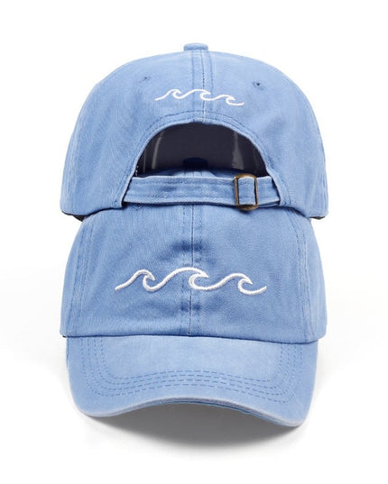 Wavy Embroidery Baseball Hat