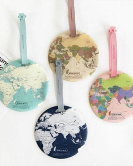 Luggage tag suitcase strap travel label boarding pass suitcase packing with cartoon tag tag shipping card
