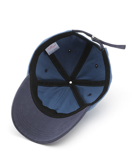 Hat Korean Style Japanese Style Women's Color Matching Washed Denim