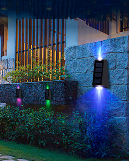 Outdoor Garden Decoration Solar Wall Lamp RGB