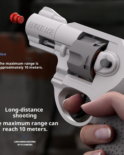 Left-wheel Soft Bullet Gun Can Launch Toy Gun