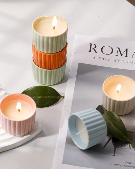 Indoor Durable Aromatherapy Soy Candles Bedroom