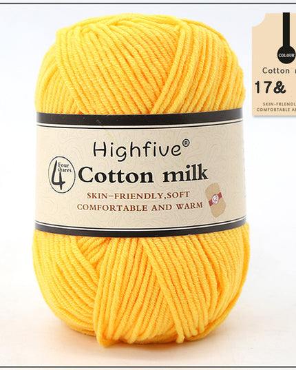 Milk Cotton Wool For Knitting Baby Crochet Yarn Wea