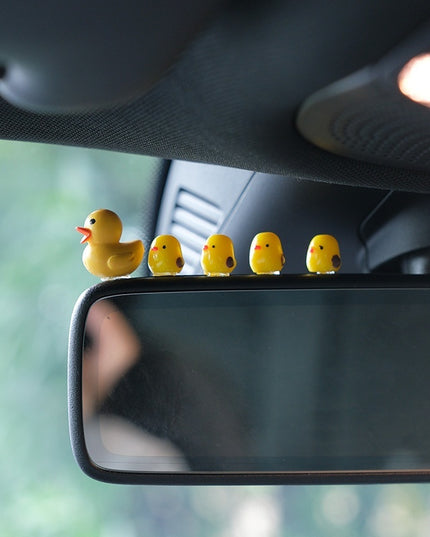 Car Mini Cute Yellow Duck Center Console Ornament