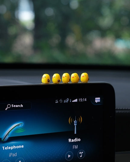 Car Mini Cute Yellow Duck Center Console Ornament