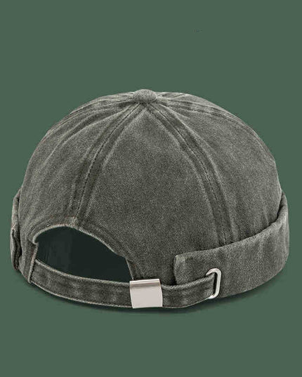 Outdoor Wild Retro Washed Melon Leather Hat