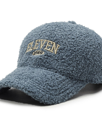 Winter Lambskin Thickened Warm Baseball Cap