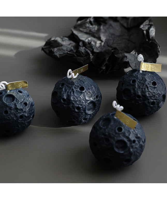 Bedroom Creative Moon Shape Scented Candles Ornaments