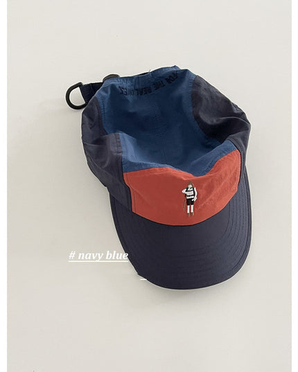 American Style Retro Fashion Brand Contrast Color Fast-drying Five-piece Hat