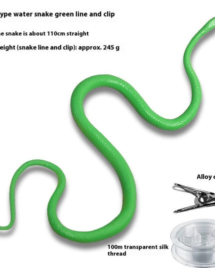 Whole Rubber Snake Chasing Props Golf Prank Toy