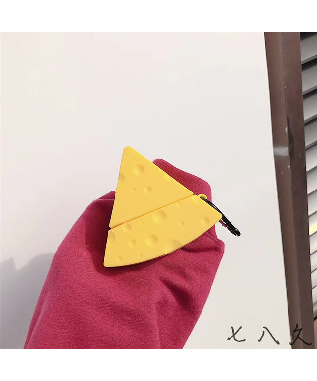 Compatible with Apple, Compatible with Apple , Stereo cheese and cheese airpods 1/2 generation wireless bluetooth silica gel cover pro3 generation earphone case protective cover