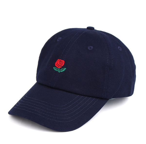 Rose Embroidered Hat Sunscreen Korean Casual Sun Hat