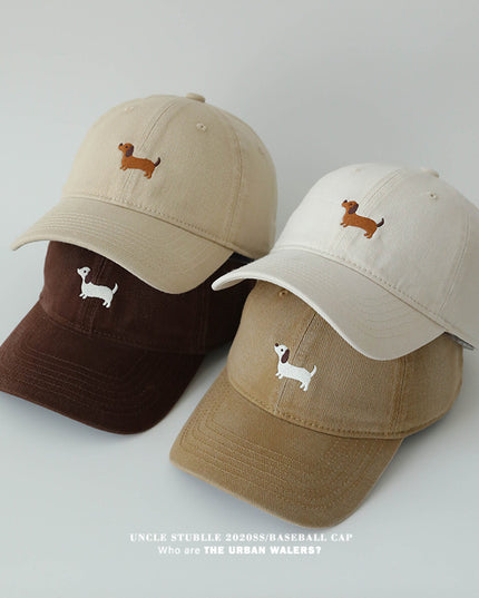 Dachshund Embroidered Baseball Cap For Women Versatile And Easy To Style