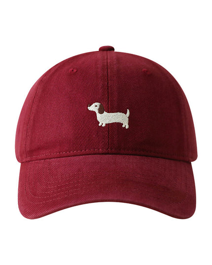 Dachshund Embroidered Baseball Cap For Women Versatile And Easy To Style
