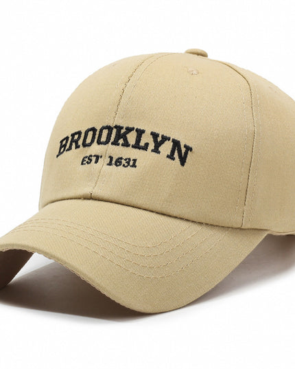Embroidered Mens Sun-protective Baseball Cap