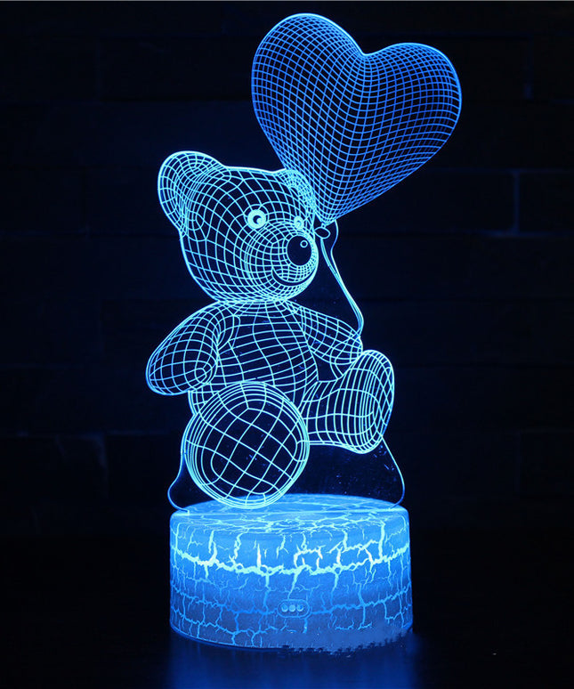 3D Lamp Acrylic USB LED Night Lights Neon Sign Lamp Xmas Christmas Decorations For Home Bedroom Birthday Decor Valentines Day Gifts