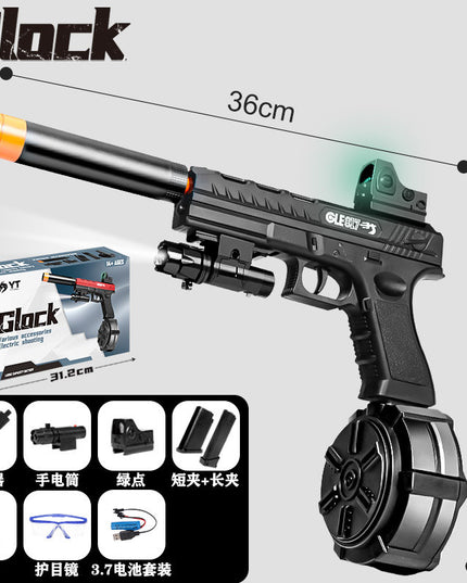 Toy Gun Electric Continuous Hair Crystal Boy Graffiti Gun