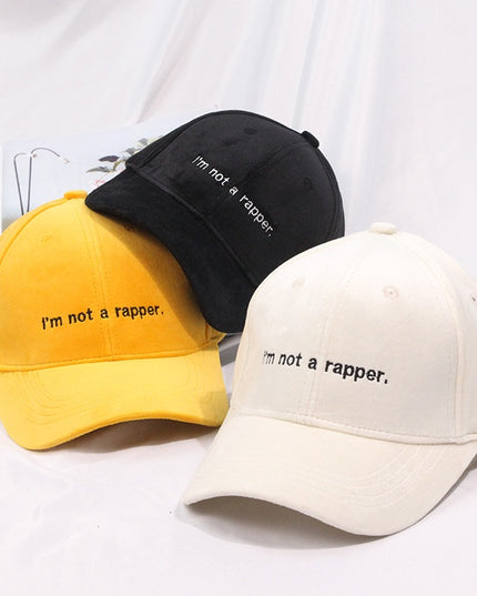 Korean Letter BaseballCap Autumn And Winter Goose Down WarmCap Female Casual Wild Outdoor Sun Hat