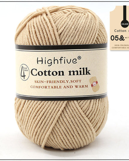 Milk Cotton Wool For Knitting Baby Crochet Yarn Wea