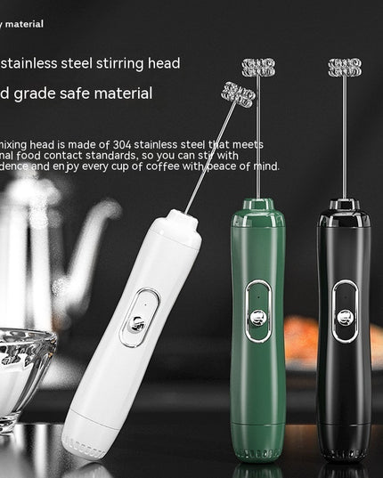 Milk Frother Egg Beater Coffee Frother Household Electric Milk Stirring Battery Handheld Blender