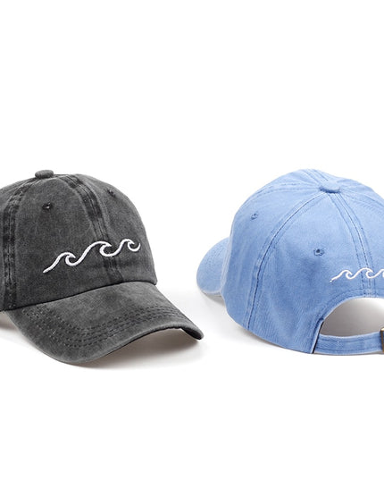Wavy Embroidery Baseball Hat