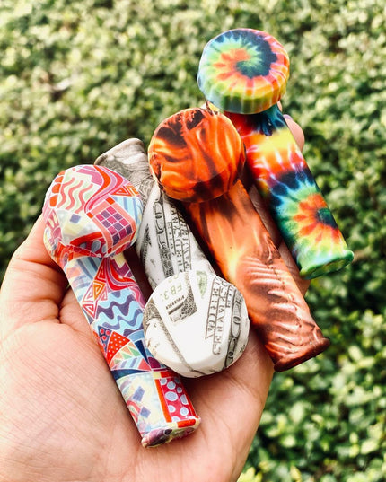 Old Style Water Stick Silicone Pipe Glass Pip