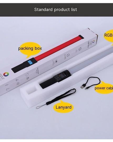 LED Handheld Full Color RGB Stick Light Photography Light Color Adjustable
