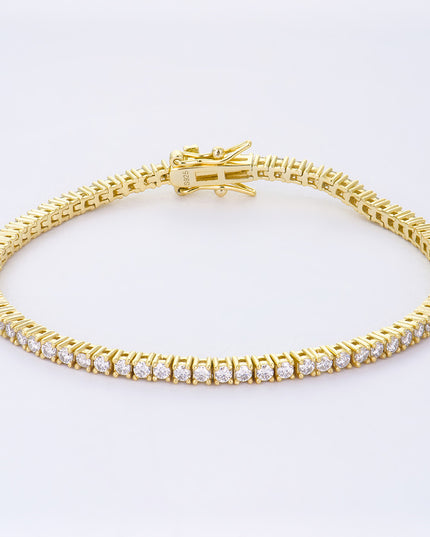 2-6mm Full Set Moissanite Girl S925 Silver Ao Advanced Design Bracelet