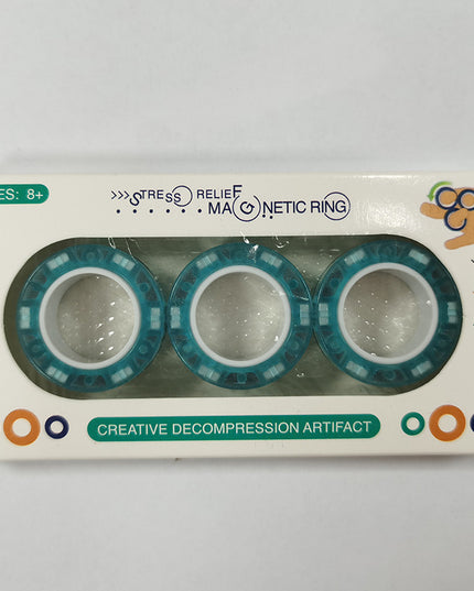 Camouflage Moonlight Magnetic Fingertip Spinning Top Decompression Toy Set