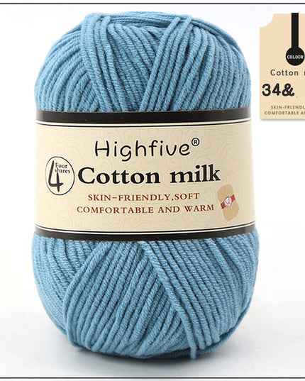 Milk Cotton Wool For Knitting Baby Crochet Yarn Wea
