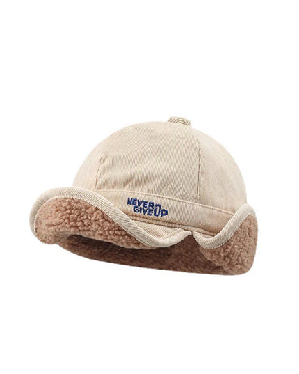 Internet Celebrity Ins Cashmere Thick Warm Duck Tongue Earflaps Cap